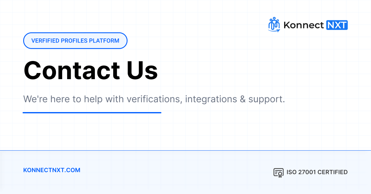 Contact Us - KonnectNXT | KonnectNXT